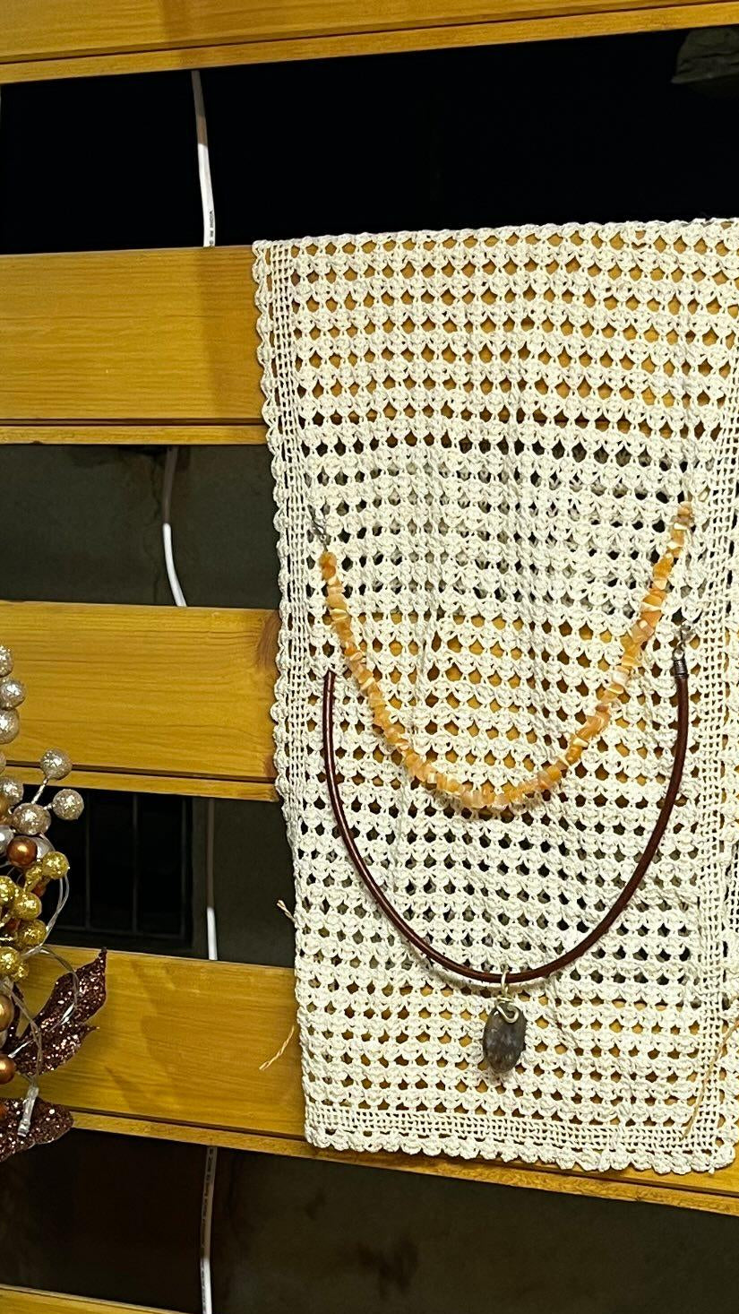Agate necklace