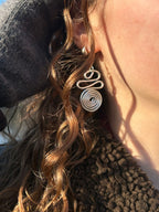 Long Spiral Earrings