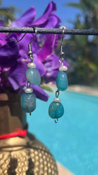 Blue earings