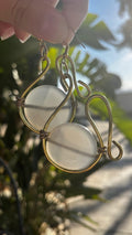 Agate earrings