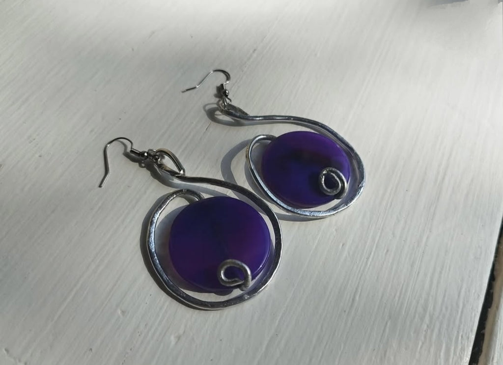 Agate earrings
