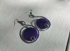 Agate earrings