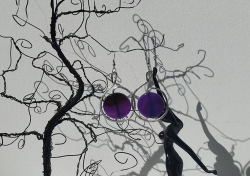 Agate earrings