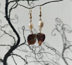Brown Pearls earings