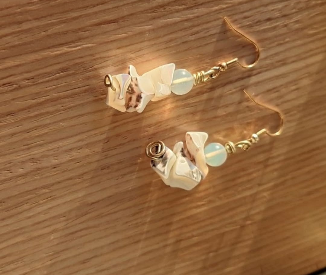 Moon earrings